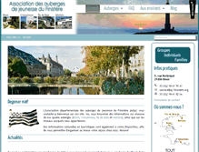 Tablet Screenshot of aj-finistere.org